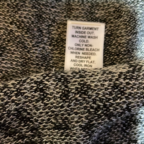 ANIMAL PRINT LADIES OPEN FRONT Lg SLEEVE SWEATER WIDE DRAPED COLLAR LAPELS SZ S - Picture 9 of 14